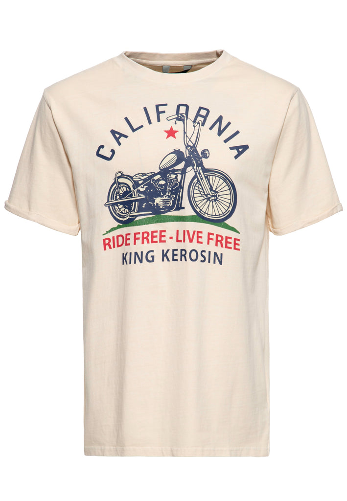 King Kerosin - Acid Wash T-Shirt «California»