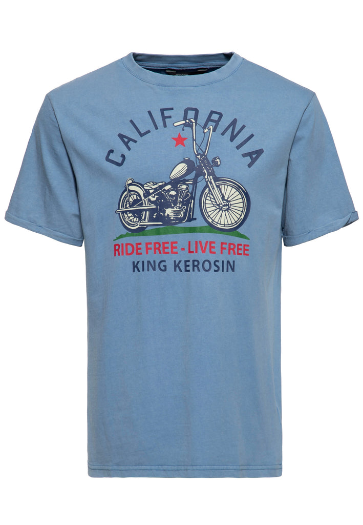 King Kerosin - Acid Wash T-Shirt «California»