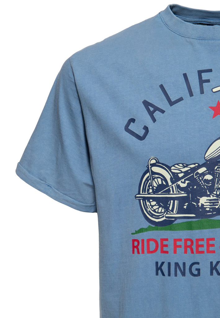 King Kerosin - Acid Wash T-Shirt «California»