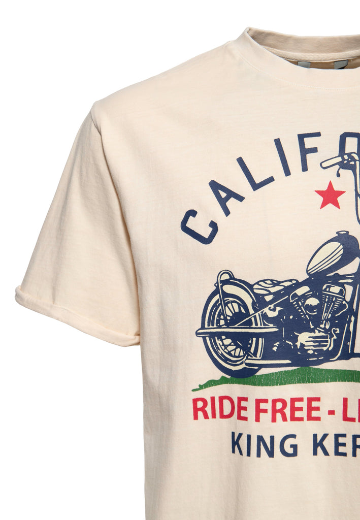 King Kerosin - Acid Wash T-Shirt «California»