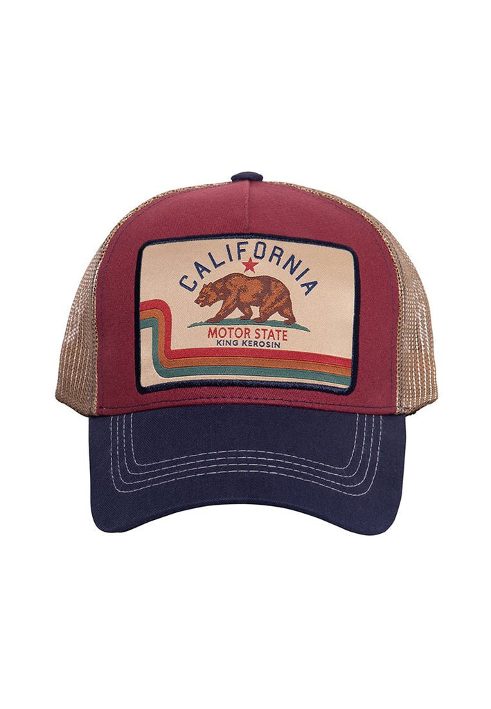 King Kerosin - Authentische Trucker Cap mit Front - Patch «California»