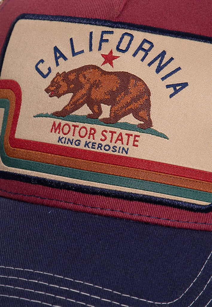 King Kerosin - Authentische Trucker Cap mit Front - Patch «California»