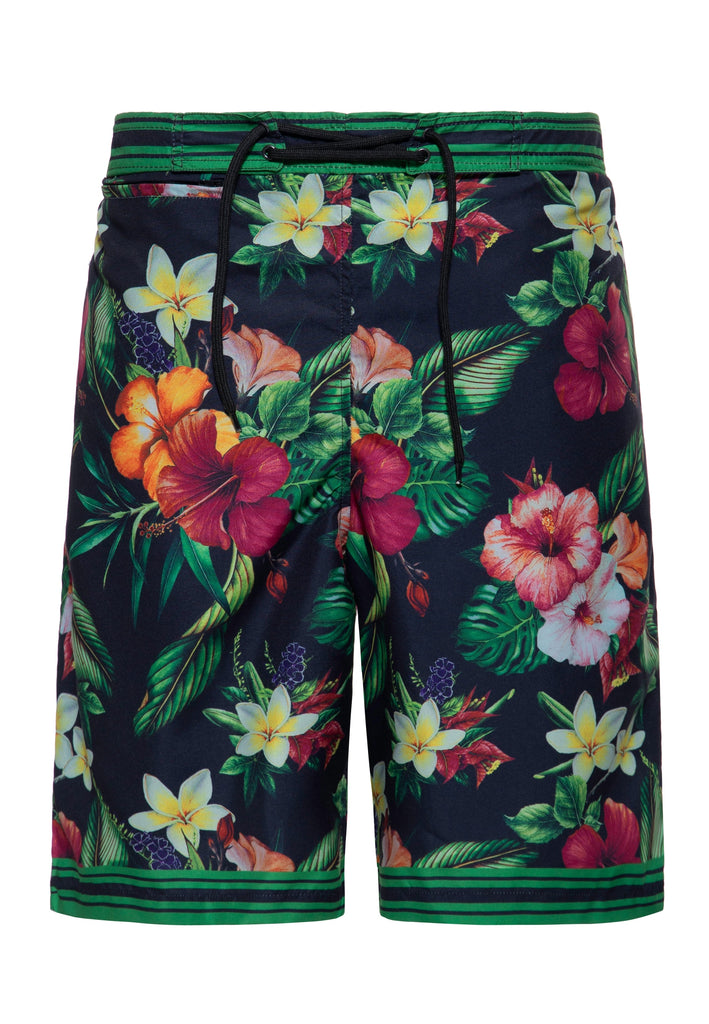 King Kerosin - Badeshorts «Tropical Flowers»