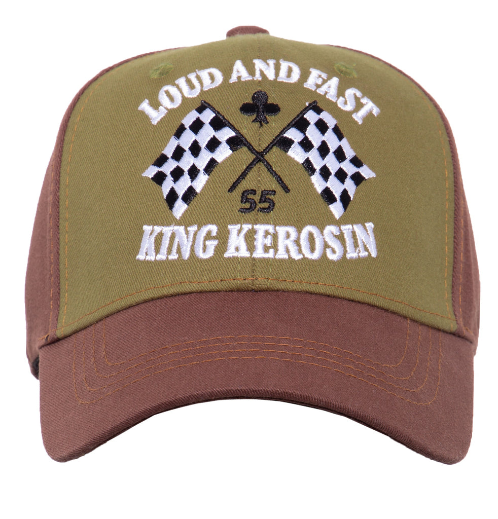 King Kerosin - Baseball Cap mit Frontstickerei «Loud and Fast»