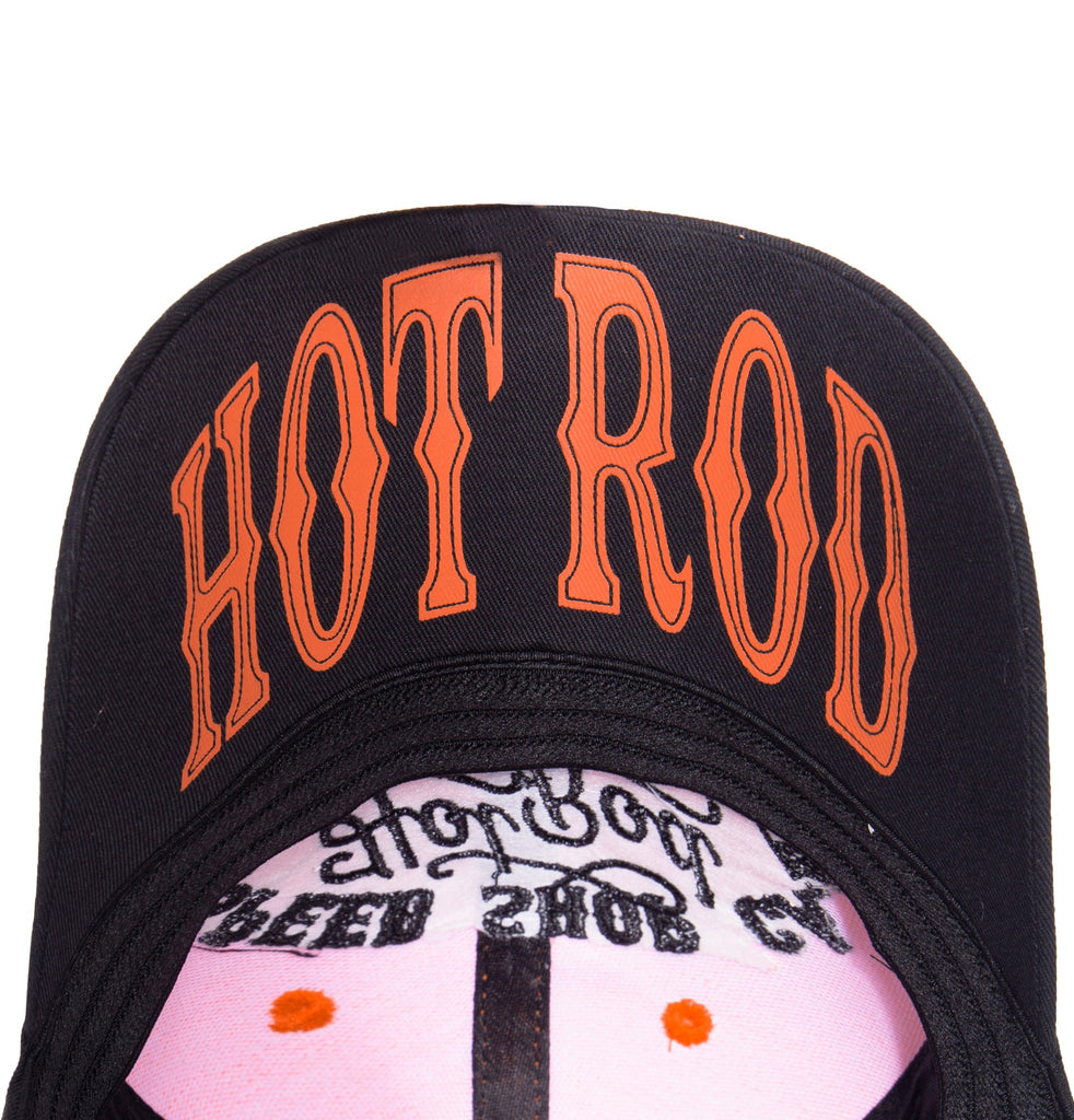 King Kerosin - Baseball Cap mit Print auf der Schirmunterseite «Hot Rod»