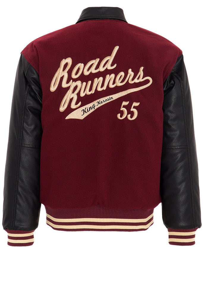 King Kerosin - Baseball Jacke im Retro Look «Road Runners»