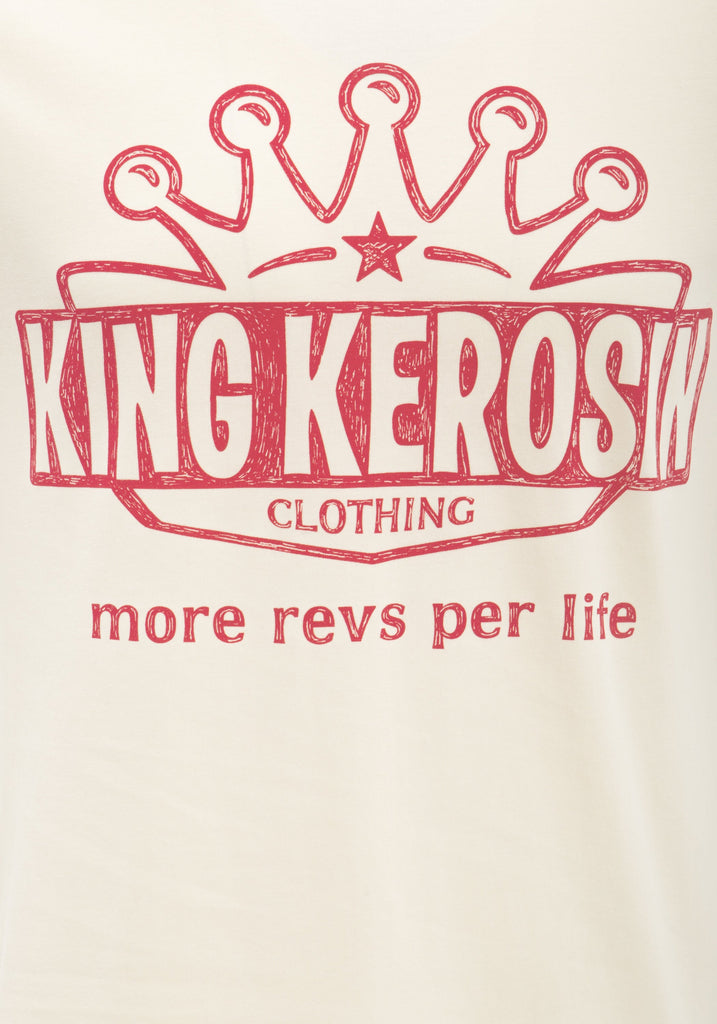 King Kerosin - Basic T-Shirt mit Logoprint