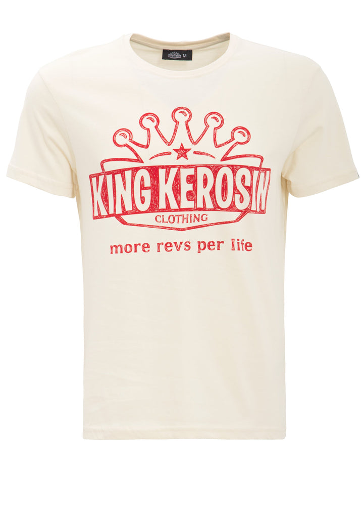 King Kerosin - Basic T-Shirt mit Logoprint