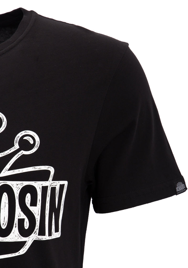 King Kerosin - Basic T-Shirt mit Logoprint