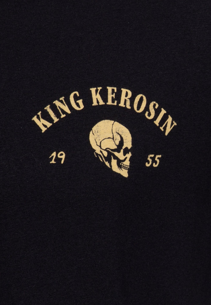 King Kerosin - Baumwoll T-Shirt mit Prints «Ghost Rider»