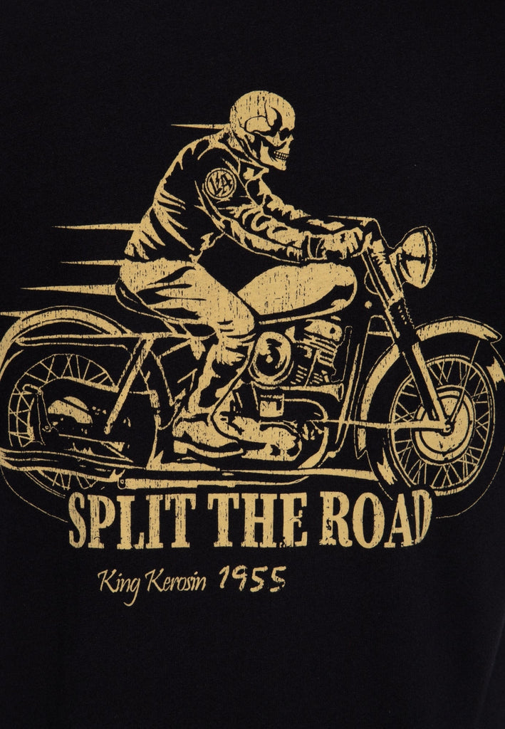 King Kerosin - Baumwoll T-Shirt mit Prints «Ghost Rider»