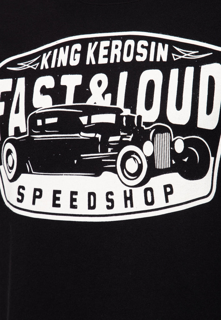 King Kerosin - Classic T-Shirt Front Print «Fast & Loud»