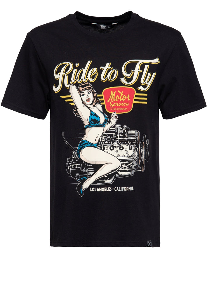 King Kerosin - Classic T-Shirt «Ride to Fly»