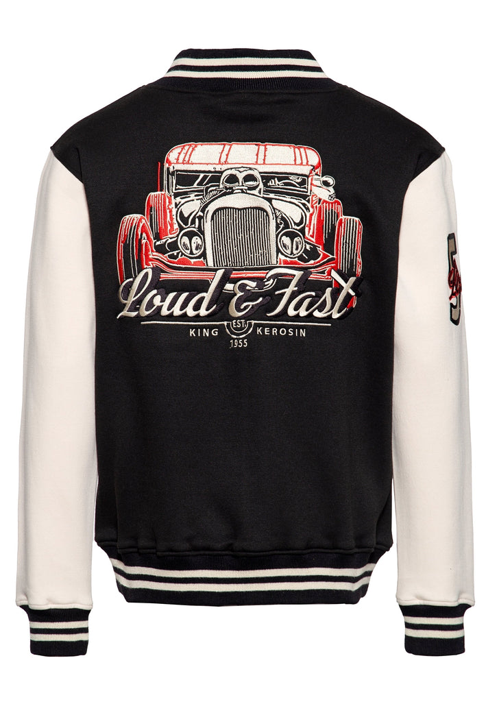 King Kerosin - College Sweatjacke «Loud & Fast»