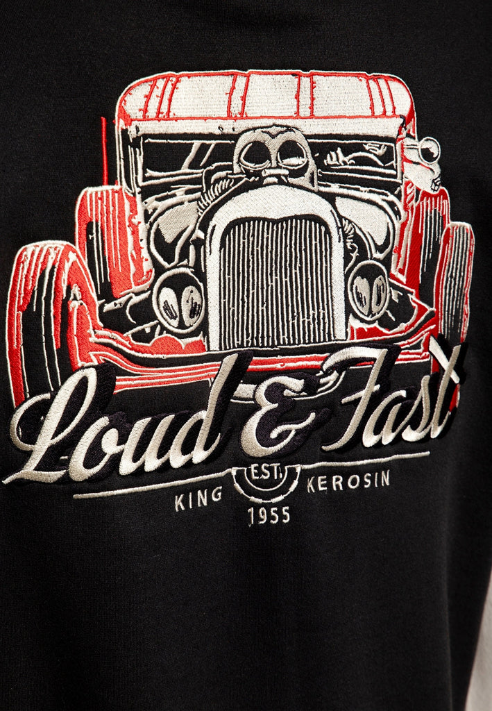 King Kerosin - College Sweatjacke «Loud & Fast»