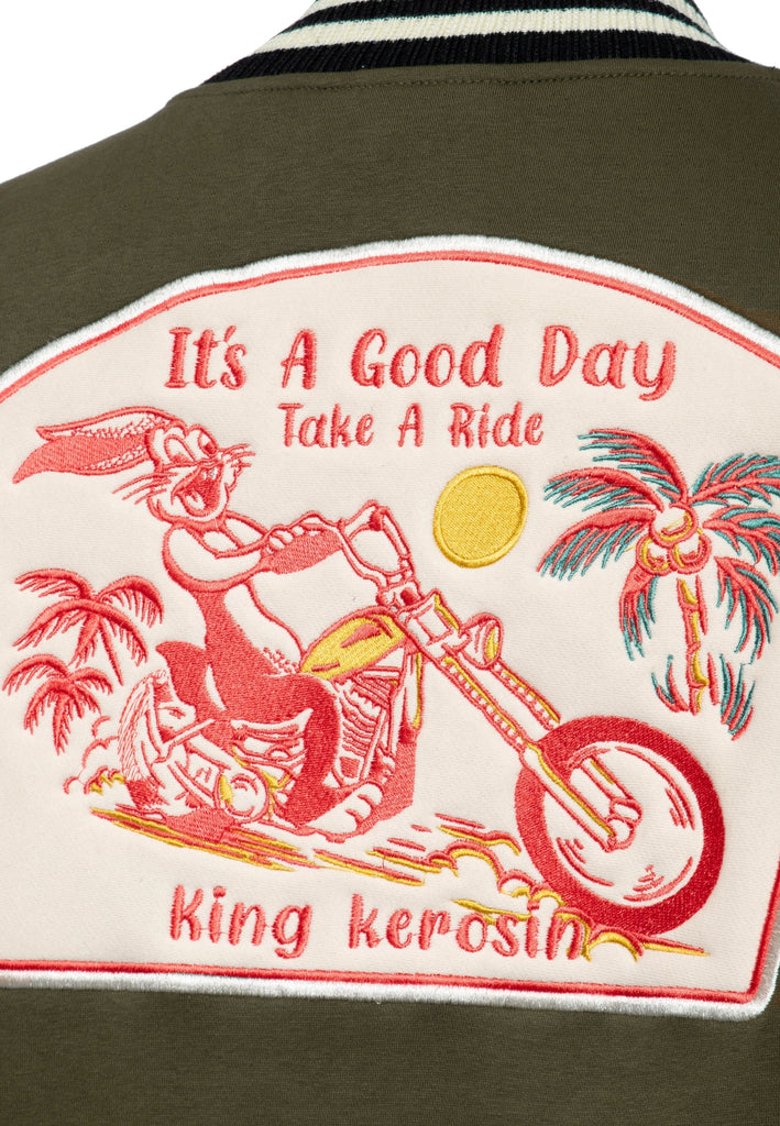 King Kerosin - Collegejacke «It's a Good Day - Take a Ride»