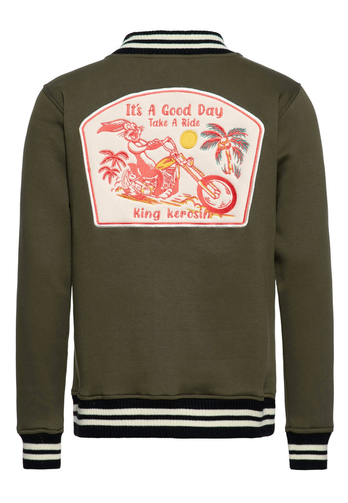 King Kerosin - Collegejacke «It's a Good Day - Take a Ride»