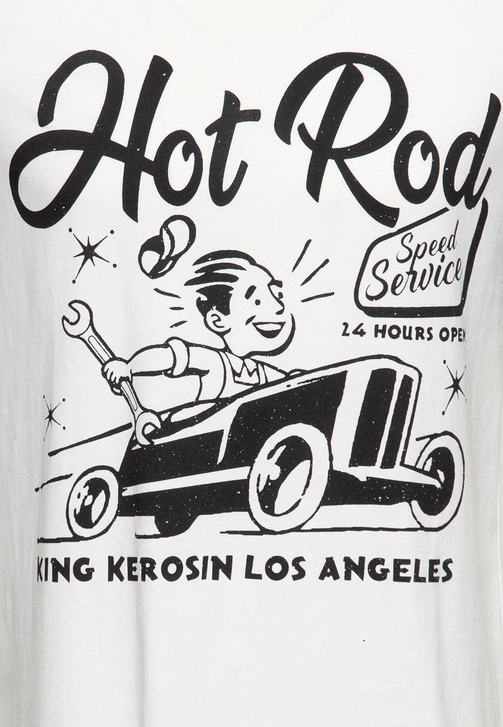 King Kerosin - Contrast T-Shirt «Hot Rod Speed»