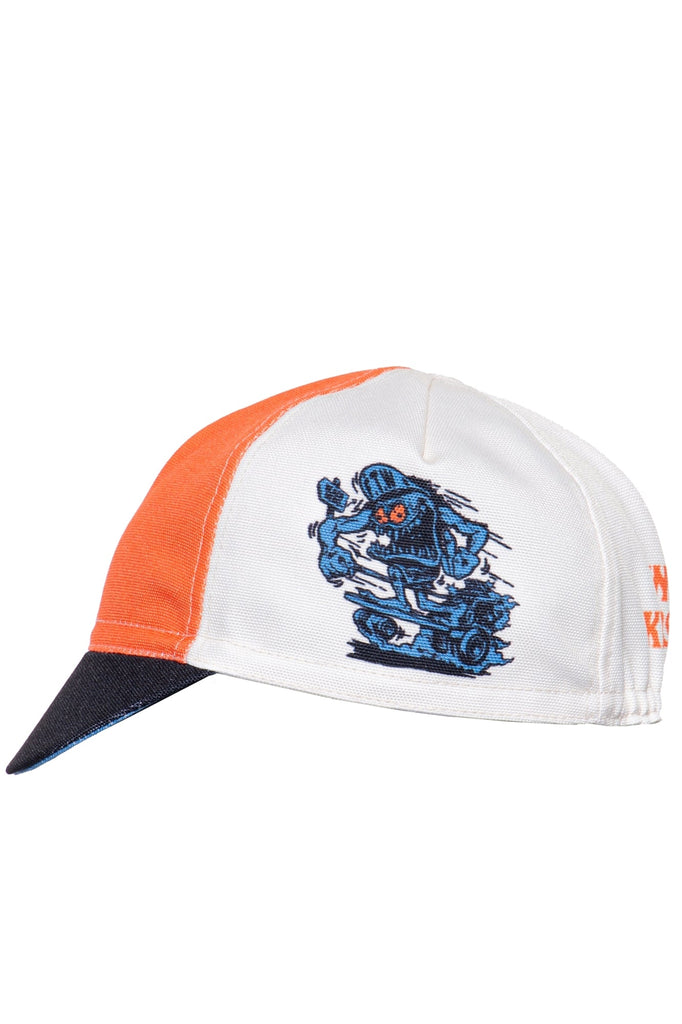 King Kerosin - Cycling Cap mit Print an der Seite und auf der Schirmunterseite «El Bastardo»