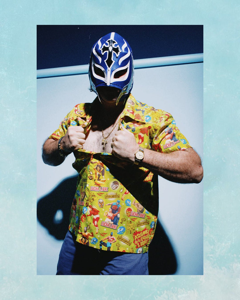 King Kerosin - Hawaiihemd «Lucha Libre»