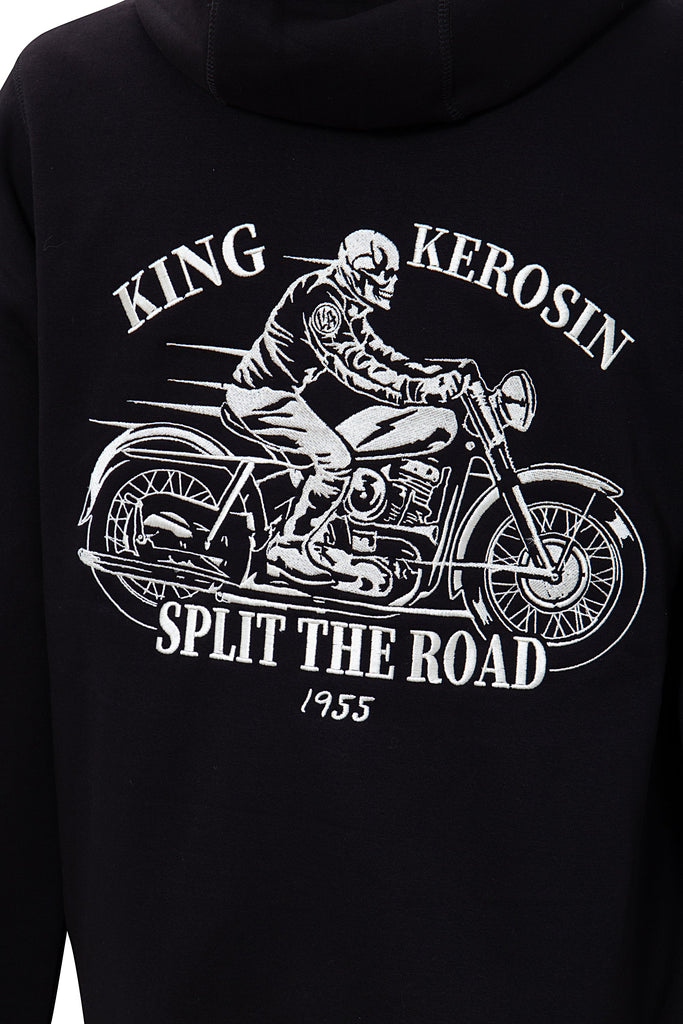 King Kerosin - Kapuzenjacke mit Kordelzug «Split the Road»