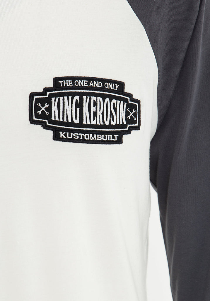 King Kerosin - Langarmshirt mit Brust - und Ärmelpatch