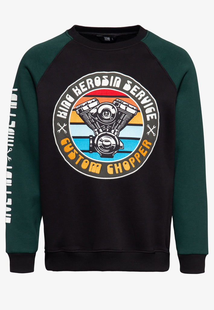 King Kerosin - Longsleeve Sweater «Custom Chopper»