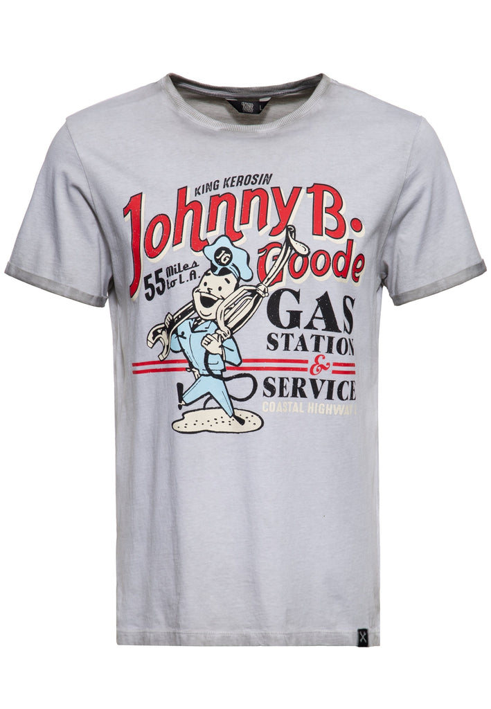 King Kerosin - Oil Wash T-Shirt «Johnny B. Goode»