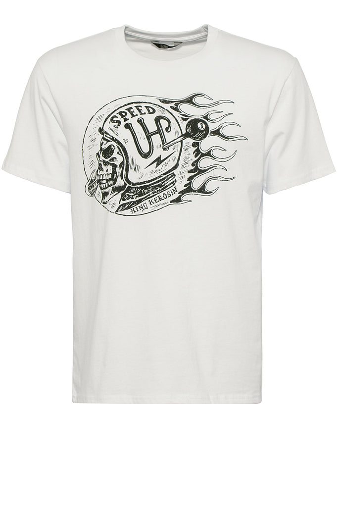 King Kerosin - Print - Shirt mit Skull Motiv «Speed Up»