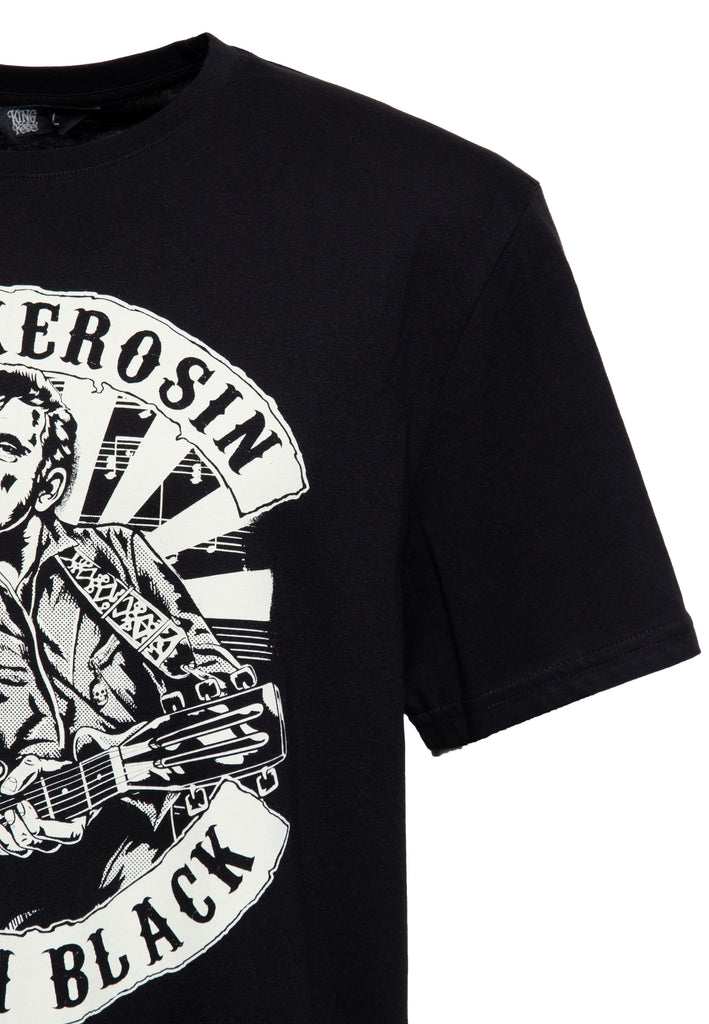 King Kerosin - Print T-Shirt «Man in Black»