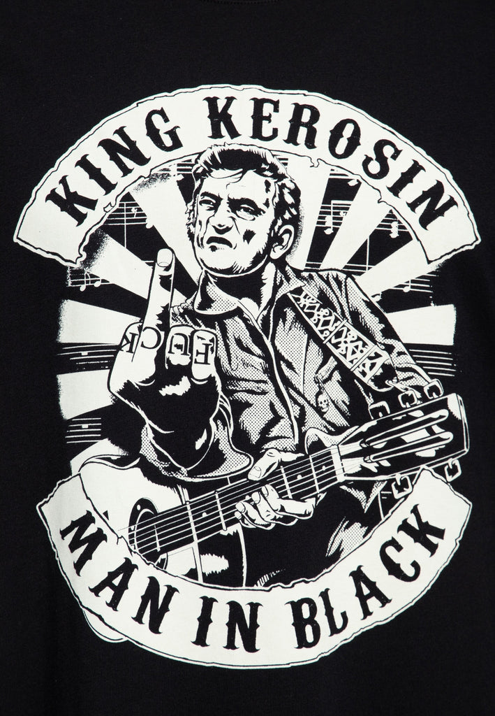 King Kerosin - Print T-Shirt «Man in Black»