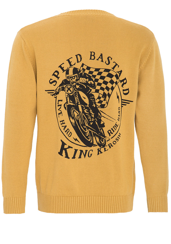 King Kerosin - Pullover mit Rückenprint «Speed Bastard»