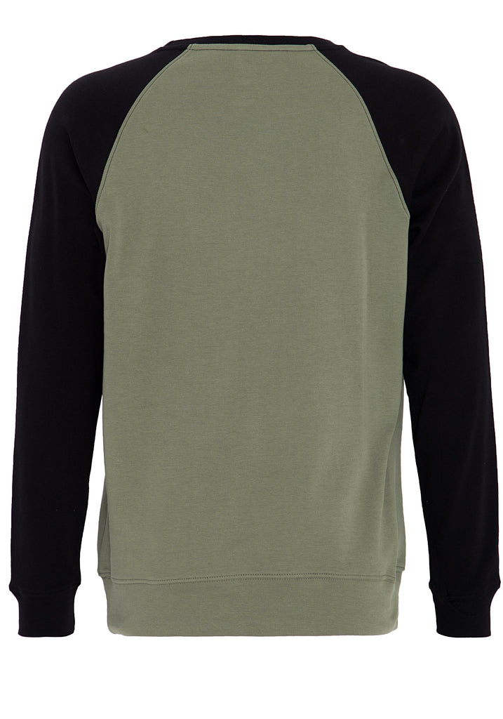 King Kerosin - Raglan Sweater mit coolem Front Druck «Bad & Fast»