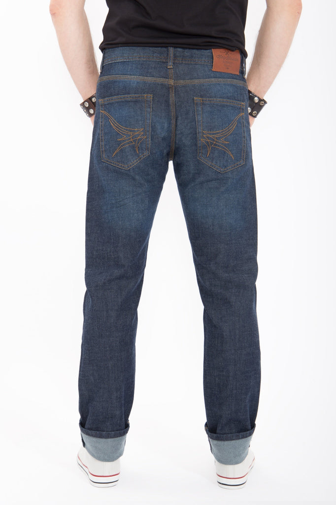 King Kerosin - Regular Fit Jeans Dark Blue «Robin»