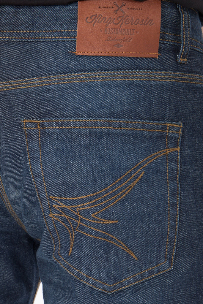 King Kerosin - Regular Fit Jeans Dark Blue «Robin»