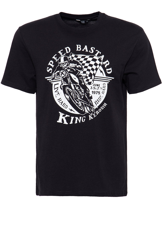 King Kerosin - Shirt mit Front Print «Speed Bastard»