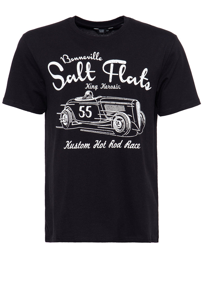 King Kerosin - Shirt mit Frontdruck im Racing - Style «Salt Flats»