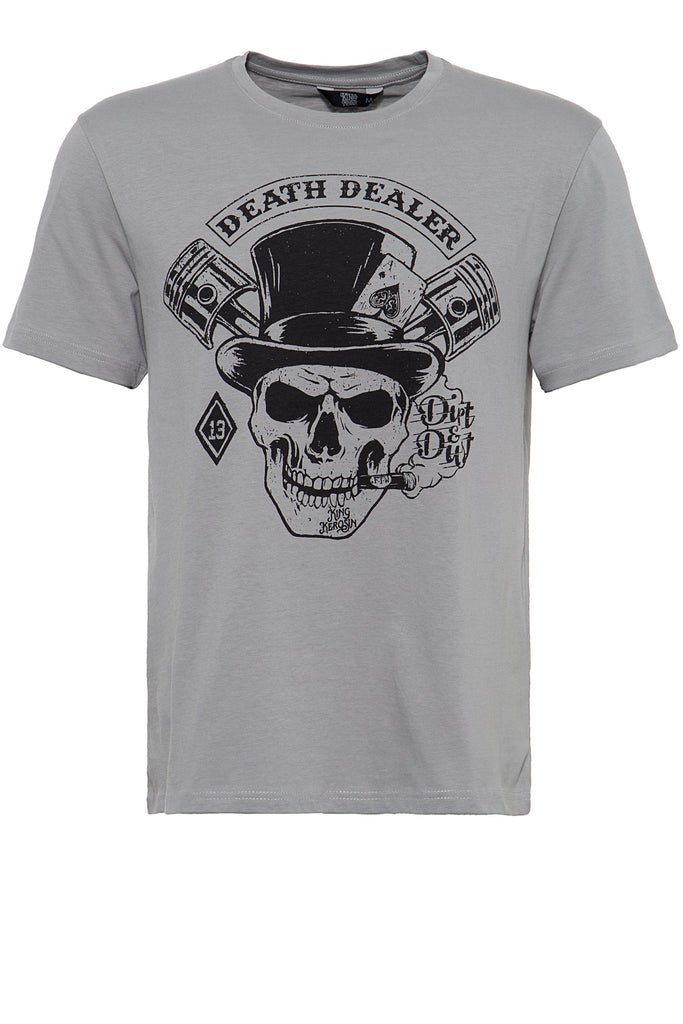 King Kerosin - Shirt mit Skull - Motiv «Death Dealer»