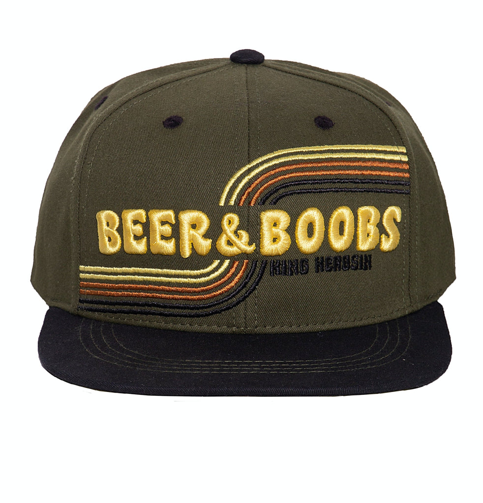 King Kerosin - Snapback Cap «Beer & Boobs 3D»