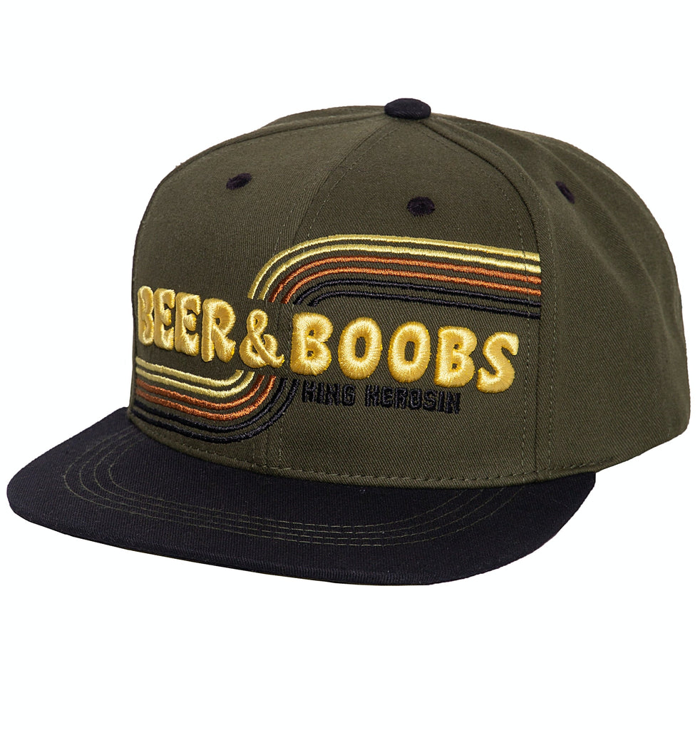 King Kerosin - Snapback Cap «Beer & Boobs 3D»