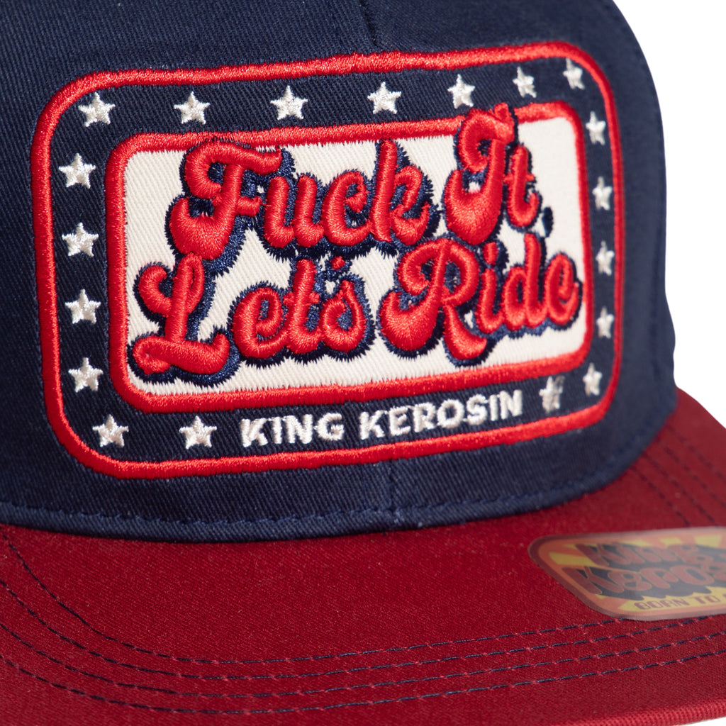 King Kerosin - Snapback Cap «Fuck It - Lets Ride»