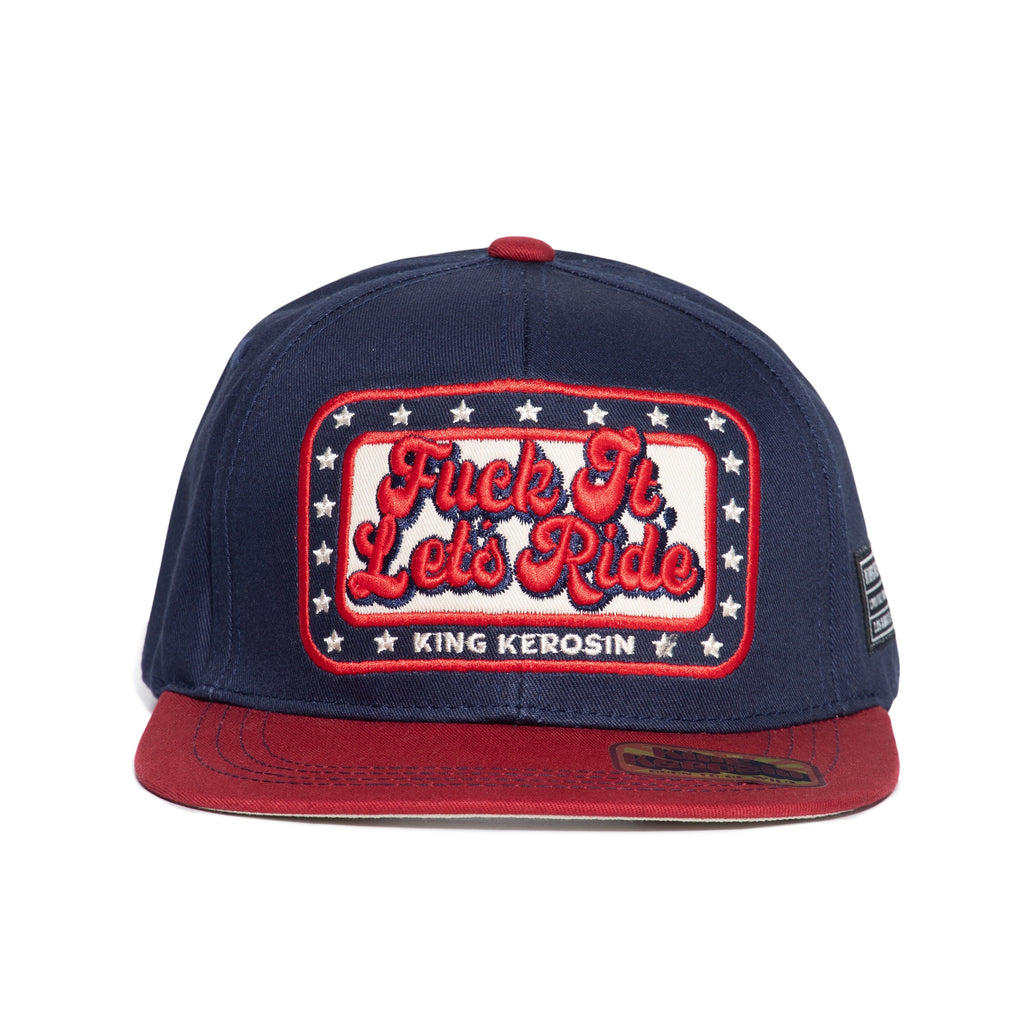 King Kerosin - Snapback Cap «Fuck It - Lets Ride»