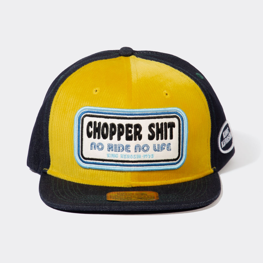 King Kerosin - Snapback Cap mit Cord - Front «Chopper Shit»