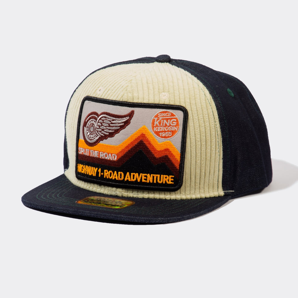 King Kerosin - Snapback Cap mit Cord - Front «Road Adventure»