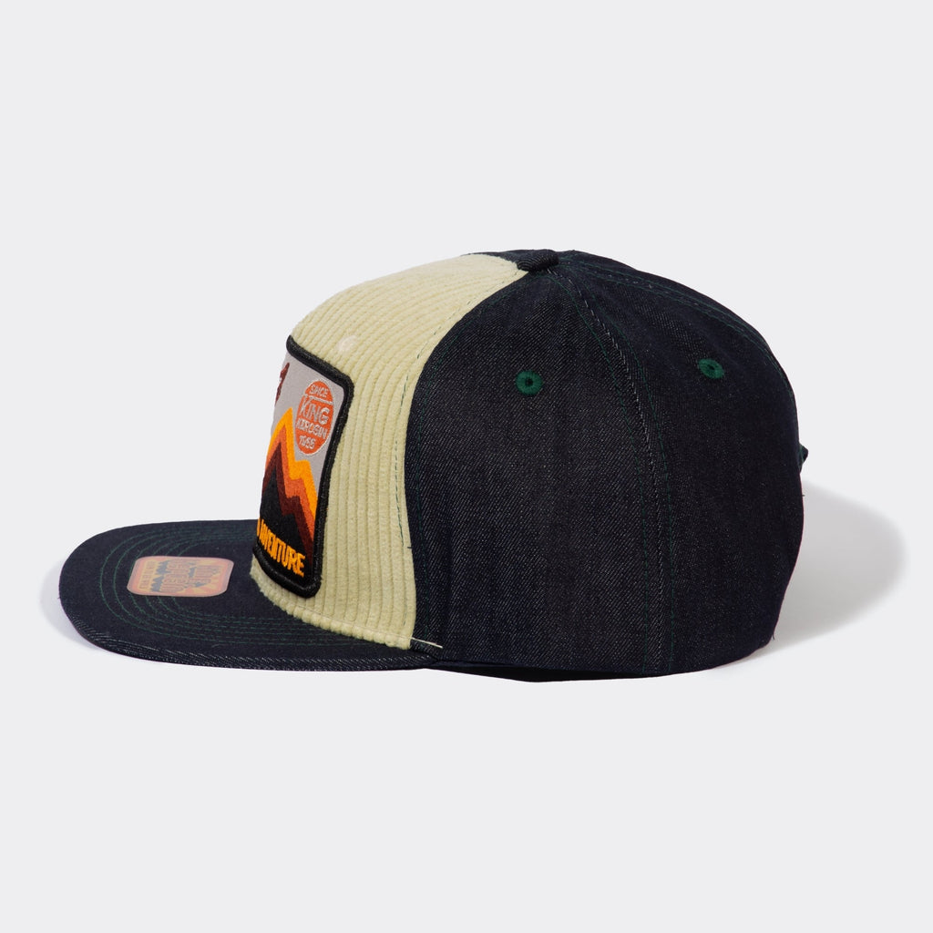 King Kerosin - Snapback Cap mit Cord - Front «Road Adventure»