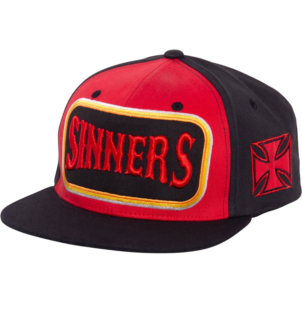 King Kerosin - Snapback Cap mit detaillierter 3D - Stickerei und Print «Sinners 3D»