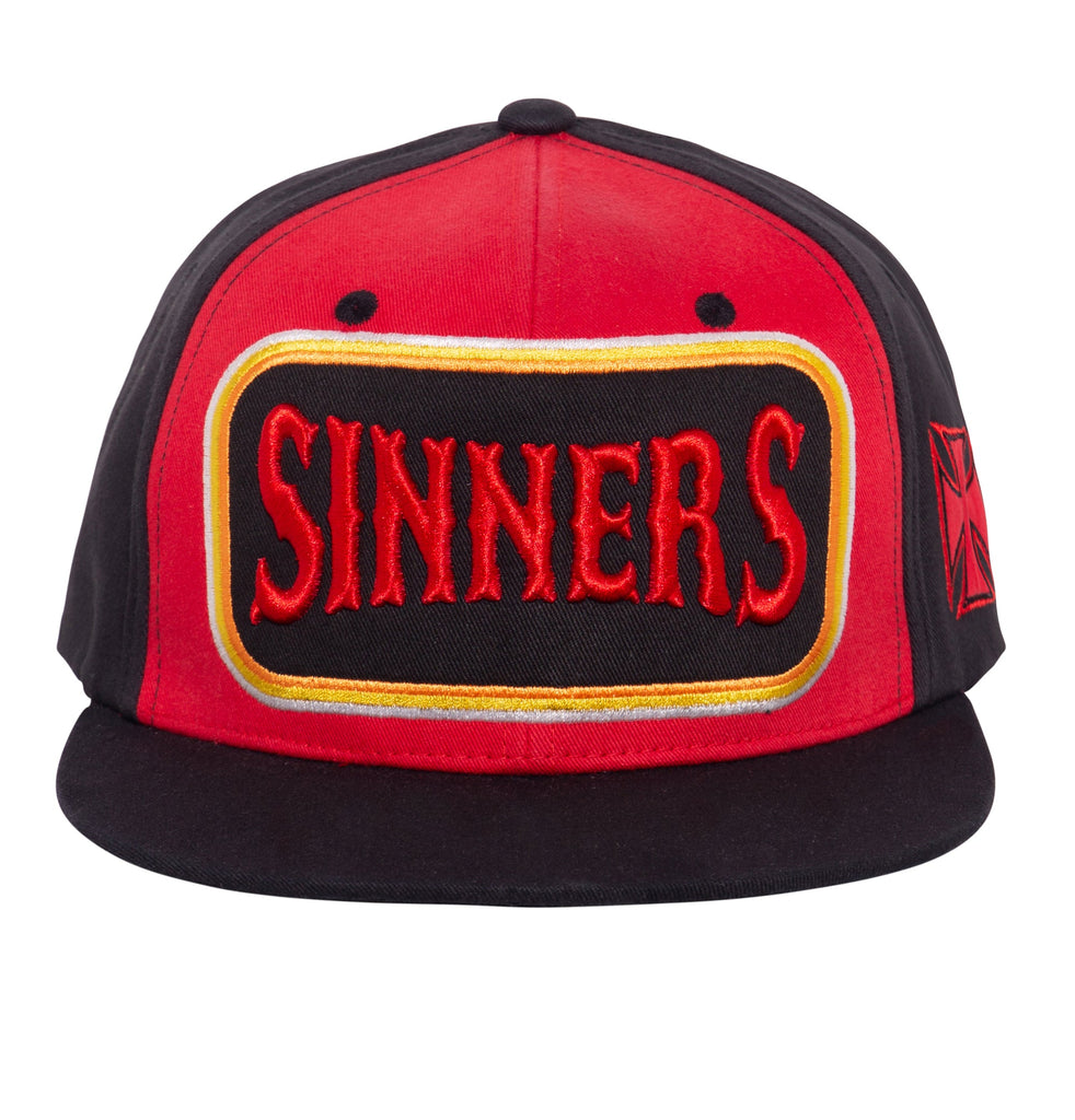 King Kerosin - Snapback Cap mit detaillierter 3D - Stickerei und Print «Sinners 3D»