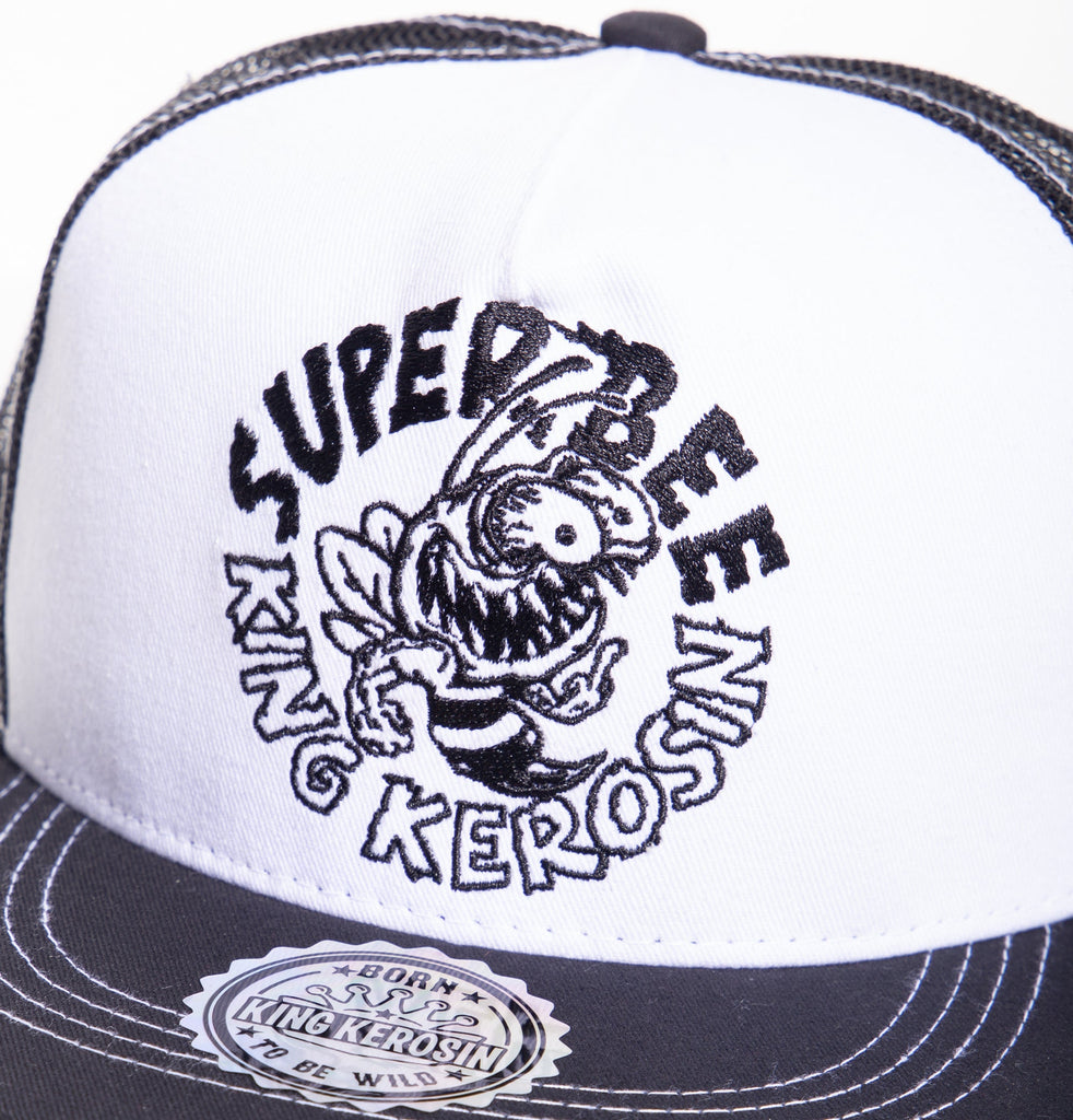 King Kerosin - Snapback Cap mit Netzeinsatz «Super Bee»