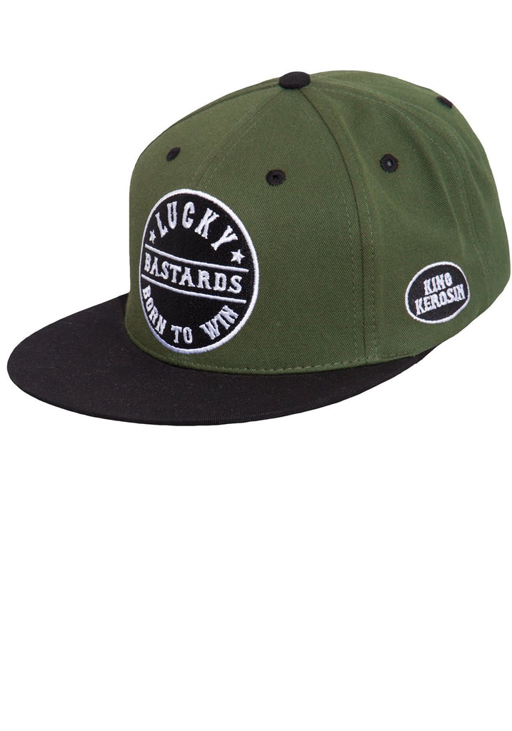 King Kerosin - Snapback Cap mit Stickerei «Lucky Bastards»