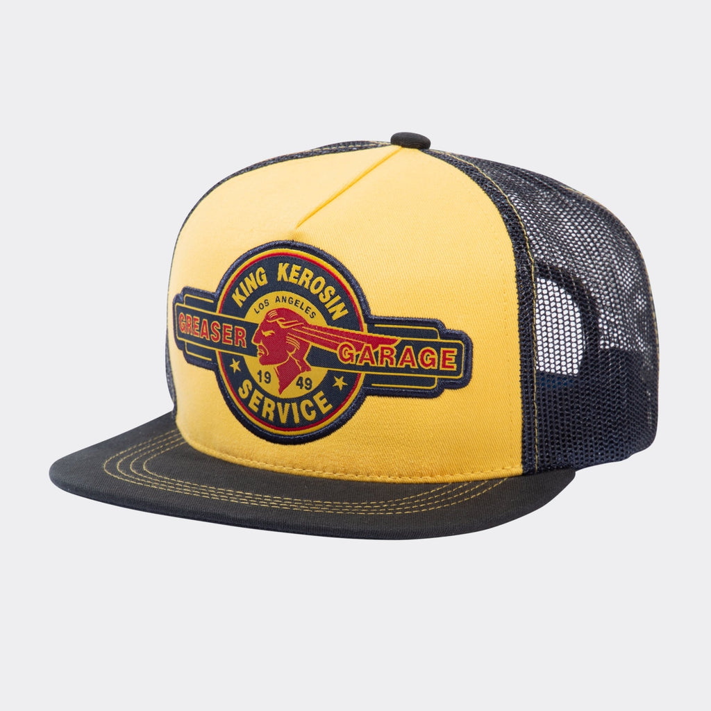 King Kerosin - Snapback Mesh Cap «Greaser Garage»